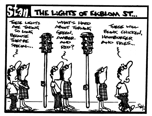 The lights of Ekblom St