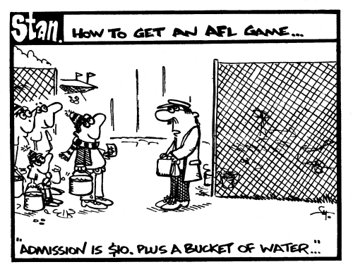 How to get an AFL game