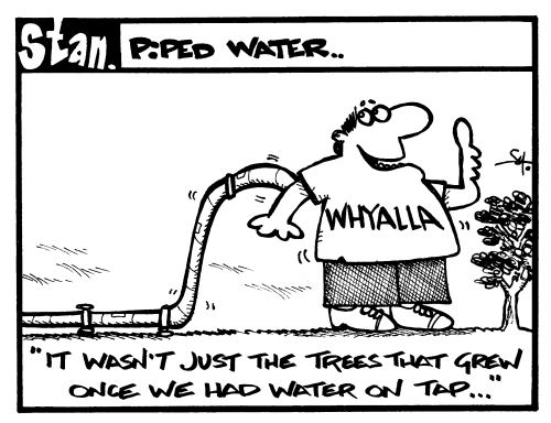 Piped water
